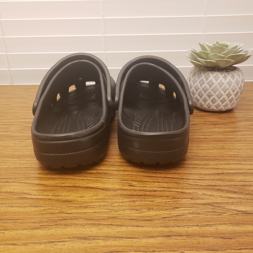 NEW Crocs Classic Clogs Black Men's Shoes Size 13 - Picture 4 of 10